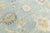 Blue Modern Sultanabad Hand-Knotted Wool Area Rug – Soft Muted Blue & Sage 8 X 11 For Sale - Image 8 of 11