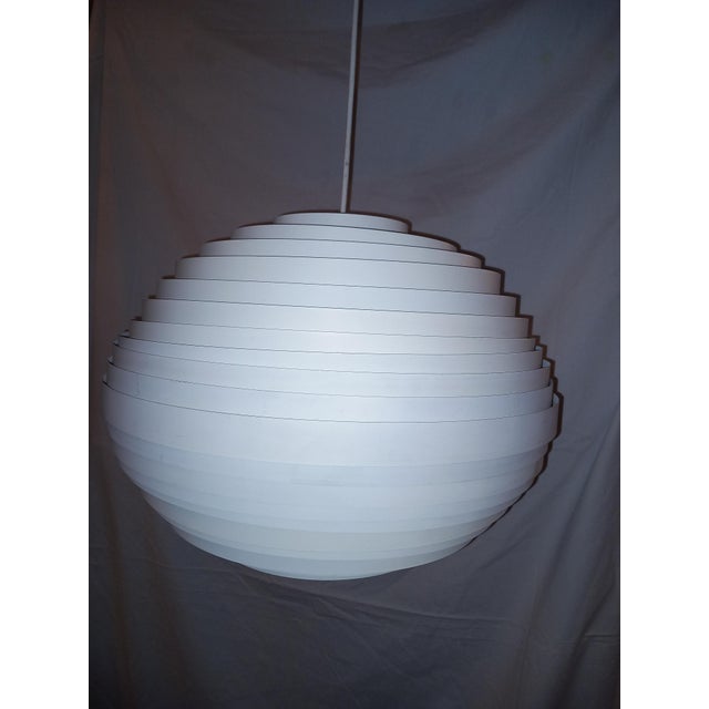 Mid-Century Modern Suspension Lamp by Wilhelm Vest for Vest Leuchten Austria For Sale - Image 3 of 11
