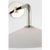 Silver Amber Lewis for Visual Comfort Signature Ponce 9" Articulating Sconce in Polished Nickel with Milk White Glass Shade For Sale - Image 8 of 12