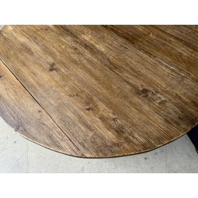 Antique Pine Cricket Table, 1800 For Sale - Image 10 of 11