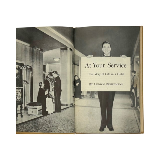 At Your Service the Way of Life in a Hotel by Ludwig Bemelmans 1941 Book For Sale - Image 4 of 13