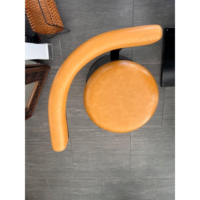 Industrial Vintage Industrial Stool with Wheels, 1970s For Sale - Image 3 of 8