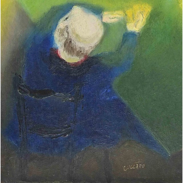 Card Players is an original Contemporary Artwork realized in the 21st Century by Roberto Cuccaro. Original Oil Painting on...