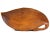 20th Century Carved Solid Wood Leaf Shape Dish For Sale - Image 6 of 6