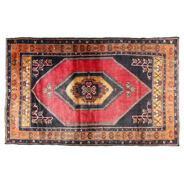 This is a beautiful Rug from Konya, in central Türkiye, are highly regarded because the region has one of the richest...