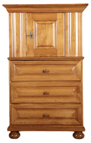Baroque Cherrywood Cabinet with Drawers, 1750s