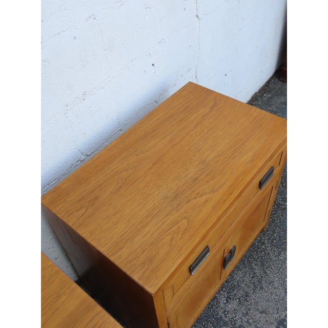 Thomasville Hollywood Regency Nightstands End Bedside Tables a Pair 6355 For Sale - Image 10 of 17