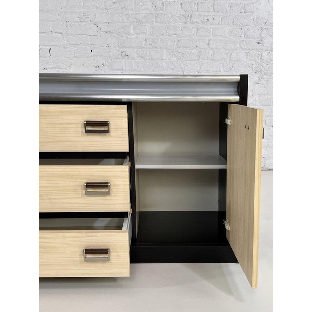 Metal Modular Chest of Drawers with Integrated Shelves and Mirror, 1970s For Sale - Image 7 of 8