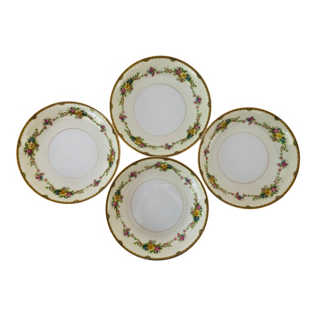 Noritake China Marked “m” Japan Soup Bowls S/4 | Chairish