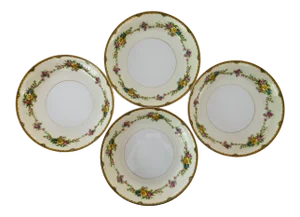Noritake China Marked “m” Japan Soup Bowls S/4