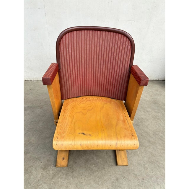 East German Theatre Chair, 1960s For Sale - Image 8 of 11