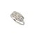 Gender: Ladies Metal Type: 900 Platinum Ring Size: 6 Width: 1.50 mm Weight: 2.83 grams Ladies handmade filigreed 900...