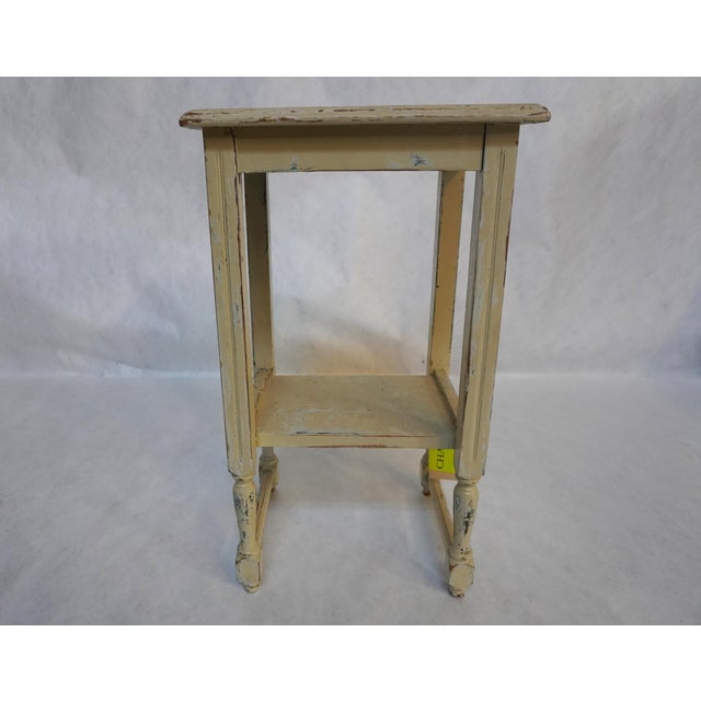1990s 1990s Small Painted Wood Side Table For Sale - Image 5 of 14