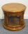 Traditional Gordon's Furniture Traditional Style Bookmatched Walnut 25" Round Accent Display End Table For Sale - Image 3 of 11