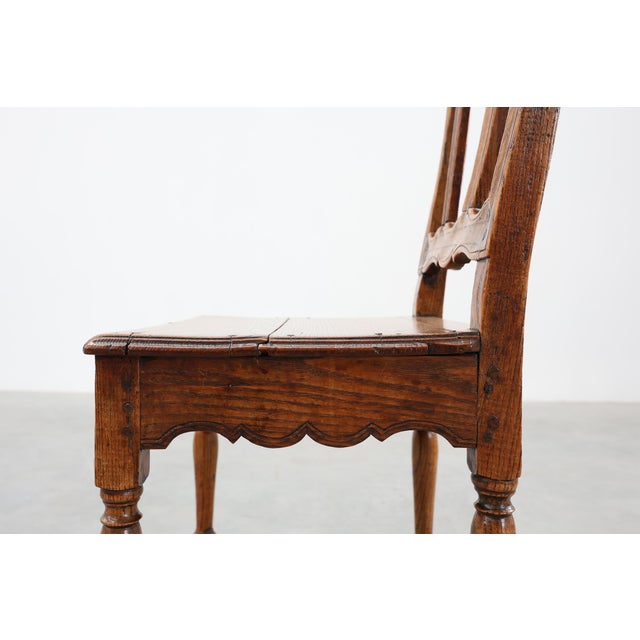 Antique Carved Oak Side Chairs, France, Set of 2 For Sale - Image 11 of 16