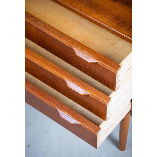 Danish Teak Dresser or Nightstand, 1960s For Sale - Image 5 of 9