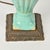Art Deco Antique Celadon Glazed Ceramic Urn Lamp With Bronze Base For Sale - Image 3 of 18