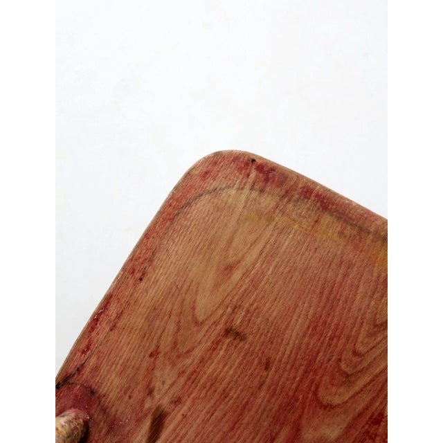Vintage Painted Pink Kid's Chair For Sale - Image 11 of 12