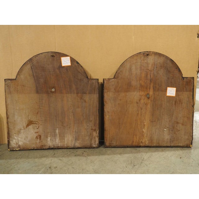 French Pair of Antique French Burlwood Hunt Plaques, Early 1900s For Sale - Image 3 of 12