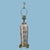 Single Ceramic and Brass Table Lamp For Sale - Image 4 of 4