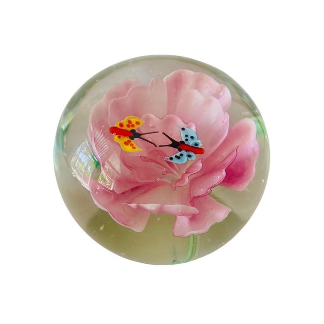 Mid 20th Century Hand Blown Art Glass Paperweight For Sale - Image 5 of 5