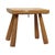1950s Brutalist Rustic Wood Milking Stool, 1950s For Sale - Image 5 of 18