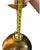 1970s Vintage Brass Dome Pendant Light Frosted Glass Lantern Hanging Fixture For Sale - Image 5 of 12