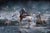 In Search of Arcadia II by Marcin Owczarek | Photography of surreal landscape with animals and figures For Sale