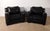 Ferguson Copeland Pair Vintage Massive Ferguson Copeland, Ltd. Tribecca Leather Lounge Club Tub Chairs For Sale - Image 4 of 16