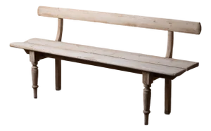 A Bleached Pine Bench, Northern Europe, 19th Century
