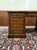 English Partner Desk in Teak and Leather For Sale - Image 9 of 18