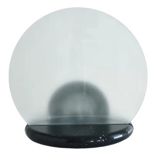 Big Gong Marble and Glass Table Lamp by Bruno Gecchelin for Skipper, 1981 For Sale