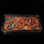 Chinese Vintage Ebony Wood Rectangular Tray With Cloisonné Double Dragon Panel For Sale - Image 3 of 9