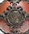 Late 19th Century 19thC Antique Ornate Brass Commemorative European Decorative Ewers-Set of Two For Sale - Image 5 of 10