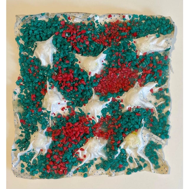 Thomas Nozkowski, Mixed Media Gravel Painting, Sculpture Abstract Expressionist Thomas Nozkowski, 1973 For Sale - Image 12 of 12
