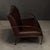 Contemporary Global Views Swoop Chair in Lava Brindisi Leather & Bronze Iron For Sale - Image 3 of 10