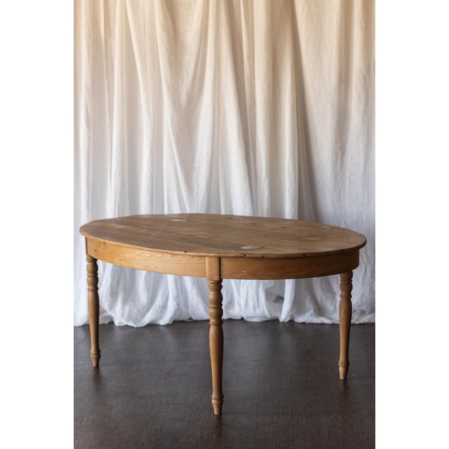 Early 20th Century Pine Louis Phillpe Oval Table For Sale - Image 14 of 14