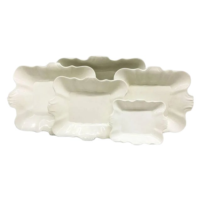 18th Century Cream Serving Dishes from Wedgwood, Set of 5 For Sale