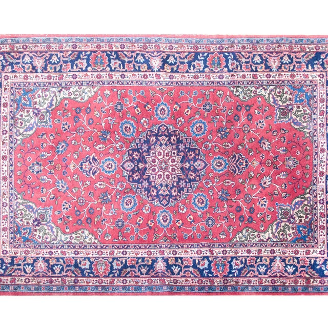An elegant early 20th century hand-knotted Sparta rug from western Turkey, woven in richly dyed wool with a classical...