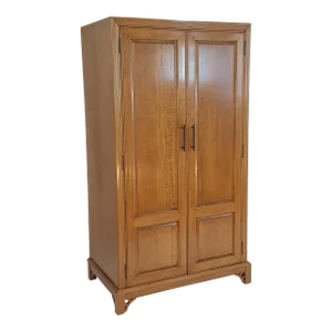 Curly Anigre Wood Wardrobe Transitional