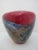 Michael Nourot Red Satin Series Gold Leaf Art Glass Vase Rb 39 91 Mn For Sale - Image 4 of 15