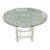 Mid-Century Lucite & Glass Round Dining Table by Charles Hollis Jones For Sale