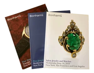 2010 Bonhams Catalogs, Jewelry and Watches - Set of 3