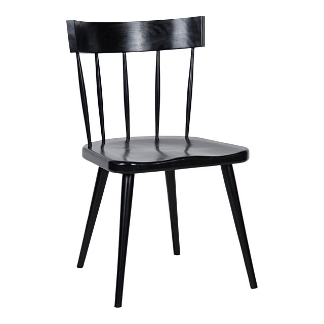 NOIR Esme Chair, Hand Rubbed Black For Sale