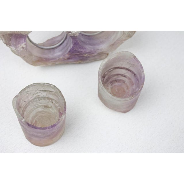 Amethyst Duo Tumblers in Aluminium by Studio Do For Sale - Image 4 of 5