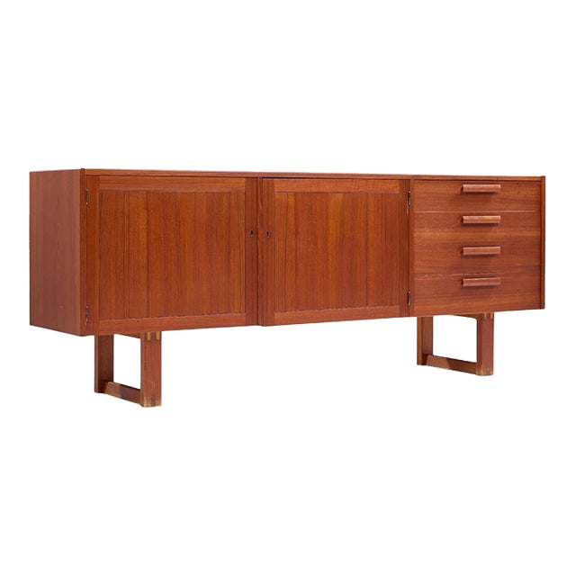 Nils Jonsson for Troeds Domi Monté Mid Century Swedish Teak Credenza For Sale
