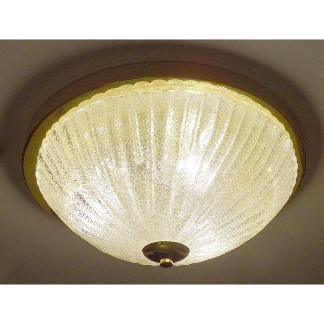 Large Vintage Glass Hanging Light from Schröder, 1960s For Sale - Image 11 of 16