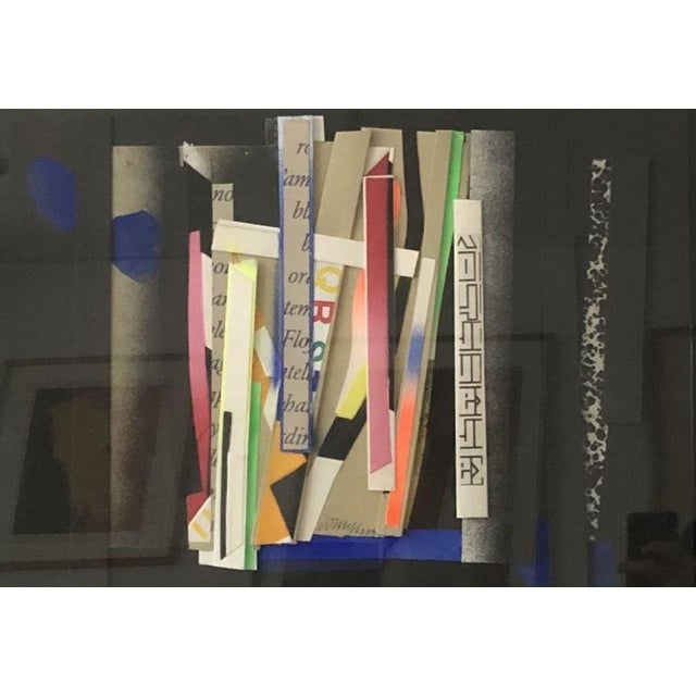 Bertrand Dorny, Untitled, 1989, Collage, Framed For Sale - Image 4 of 4