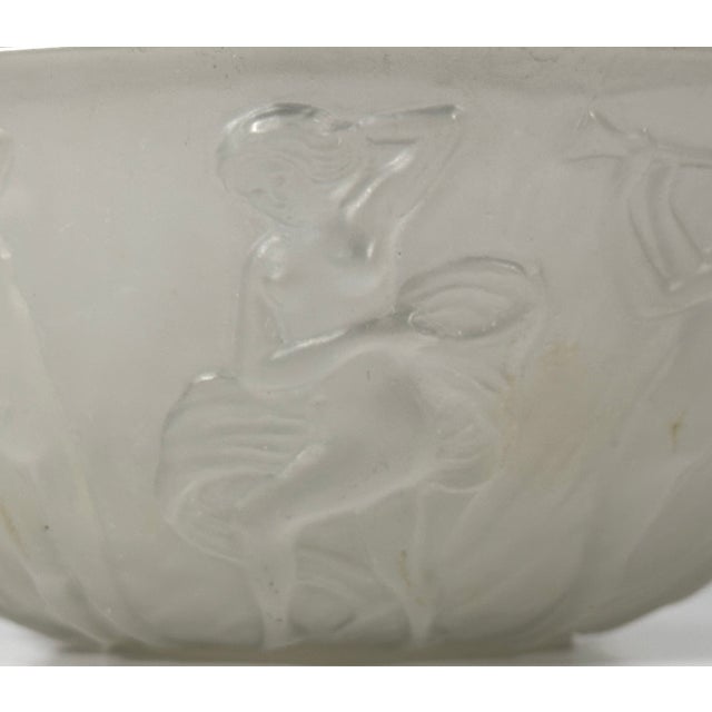Art Deco Consolidated Glass Dancing Nymphs Bowl by Reuben Haley c.1926-1932 For Sale - Image 3 of 14