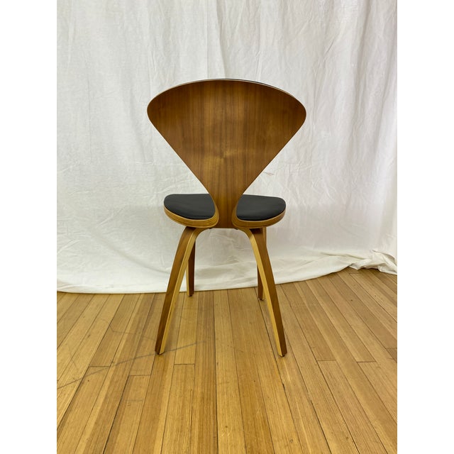1960s Nuevo Satine Dining Chairs With Black Leather Seats - Set of 4 For Sale - Image 4 of 9
